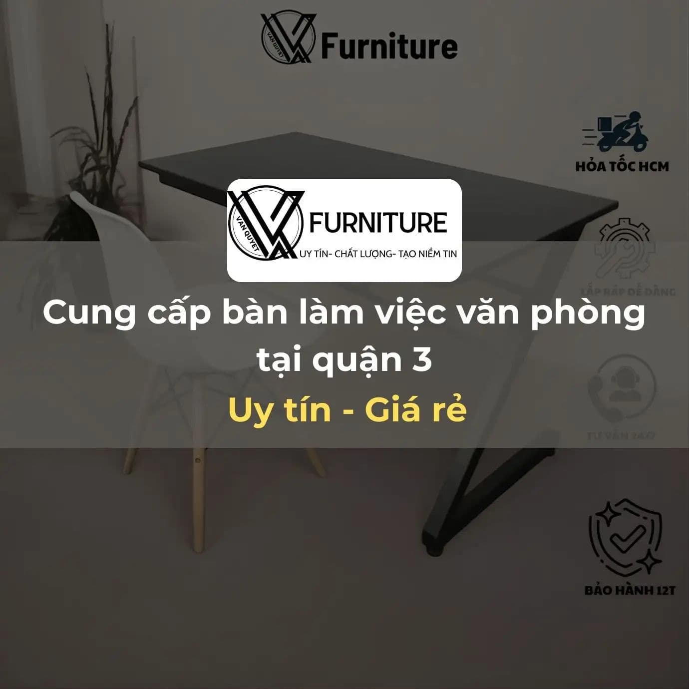 Bàn làm việc tại quận 3